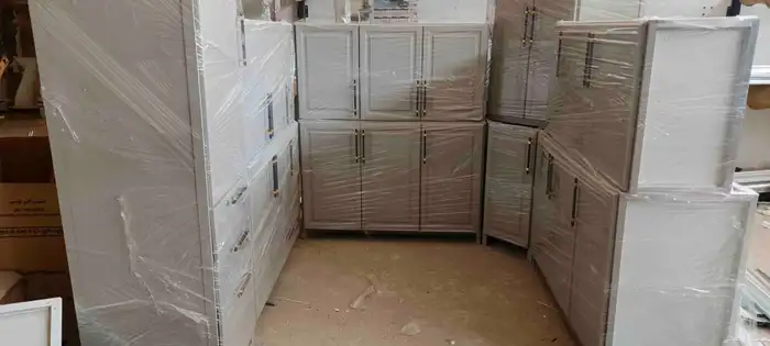 مطابخ الجاهز 5060 سم رخام رصاصي بيج لون داخل التركيب دوادمي 5