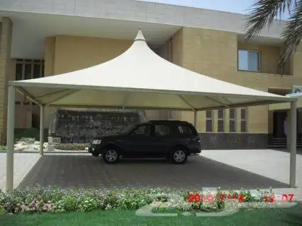 مظله سيارتين جنب بعض 5