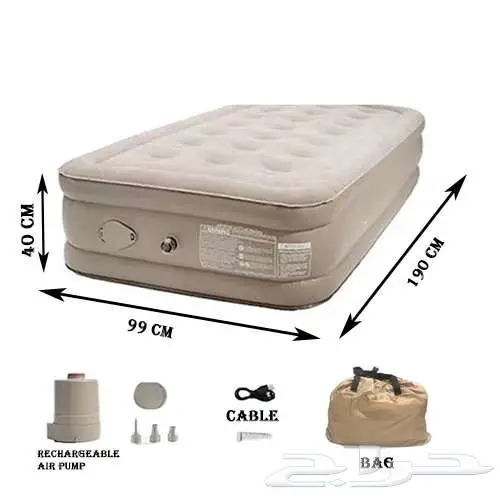 مرتبة قابلة للنفخ محمولة - راحة في أي مكان 2