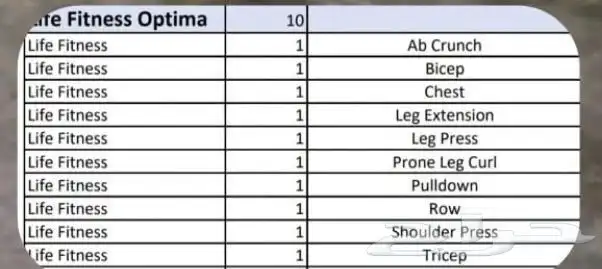 مجموعه توريد فوري لايف فتنس ابتيما 9