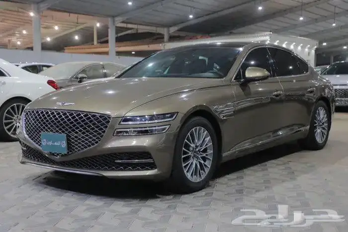جينيسس G80 بريستيج بانوراما جلد اربعة سلندر موديل 2023 1