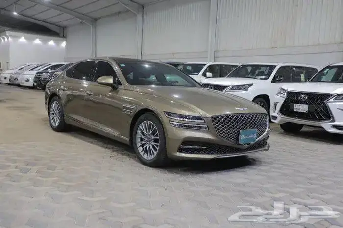 جينيسس G80 بريستيج بانوراما جلد اربعة سلندر موديل 2023 0