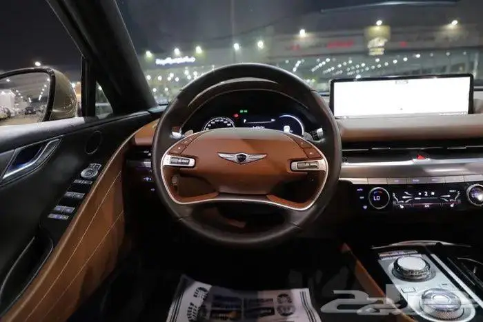 جينيسس G80 بريستيج بانوراما جلد اربعة سلندر موديل 2023 13
