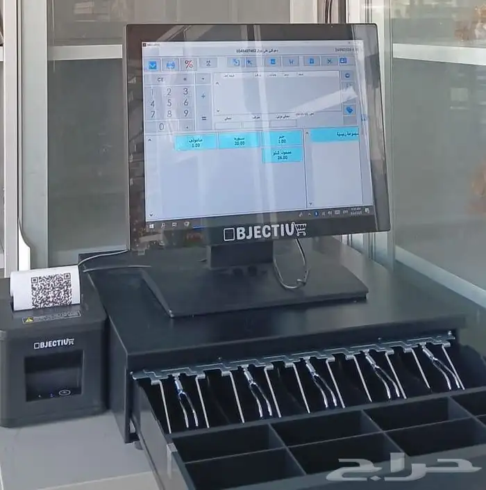 كاشير ملحمة حلاق مشغل برنامج محاسبي جهاز كاشير كاشير جديد 0