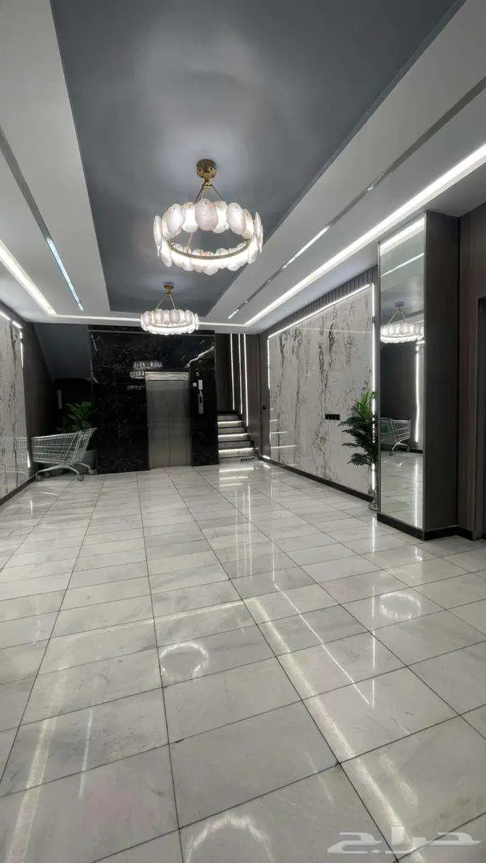 شقة للايجار جديده بحي النزهه مكونه من 4 غرف 2