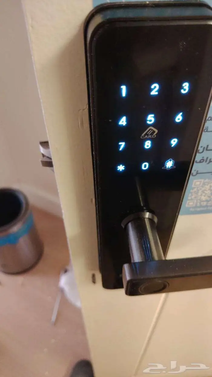 قفل باب ذكي مقبظ باب قفل باب اسمارت لوك 2