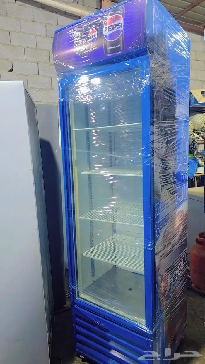 ثلاجه عرض مشروبات باب واحد خط 220 السعر 1000 موقعها النسيم 0