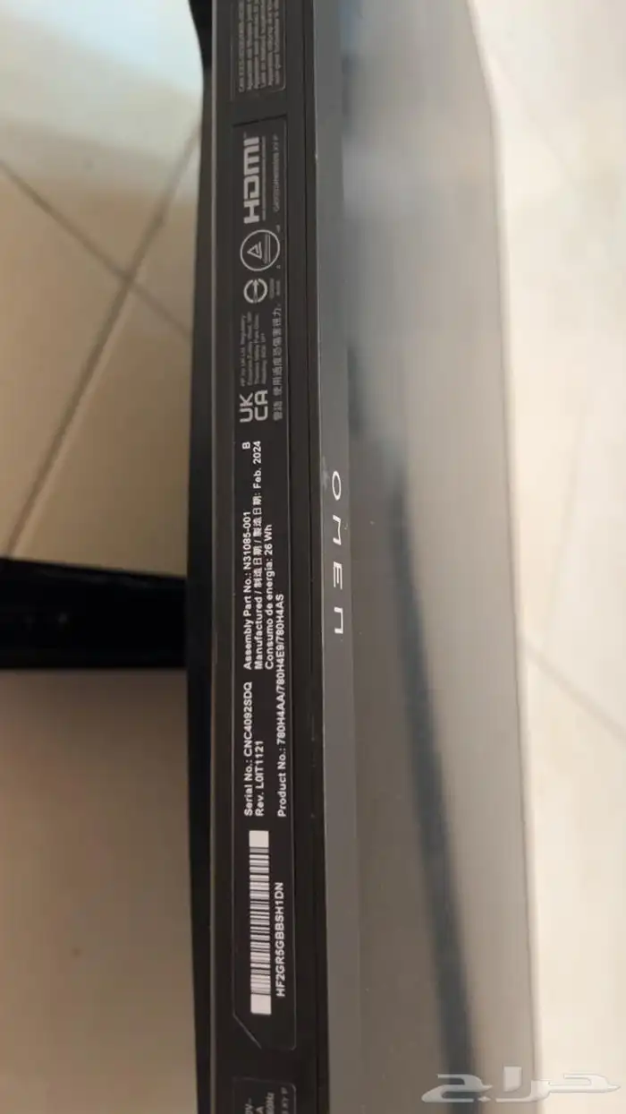 شاشة قيمنق شبه جديد مستخدم عالشرط 2