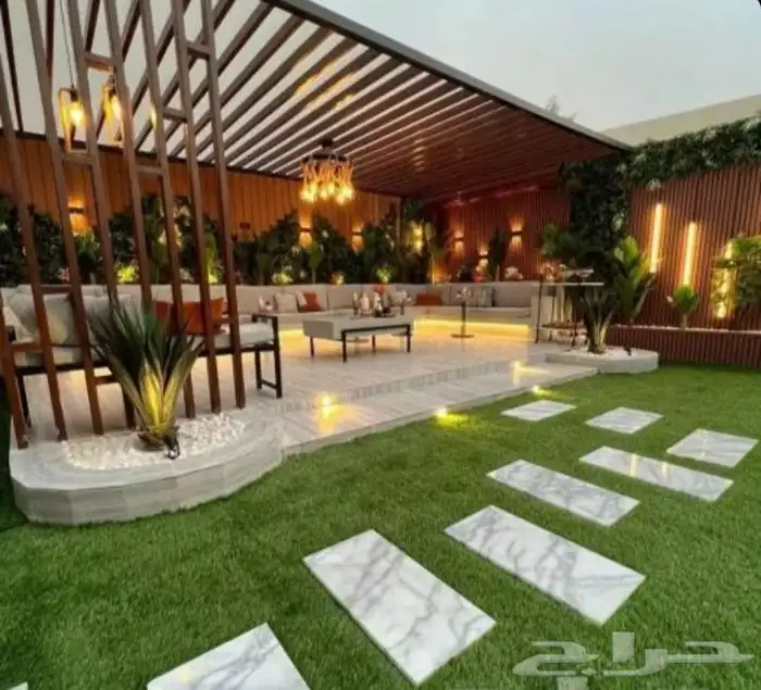 فن تنسيق وتصميم الحديق 9