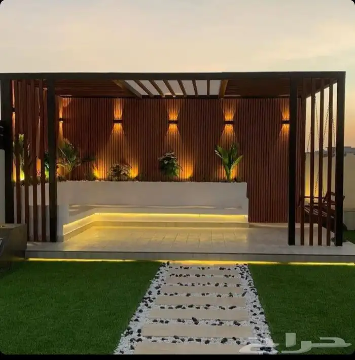 فن تنسيق وتصميم الحديق 7