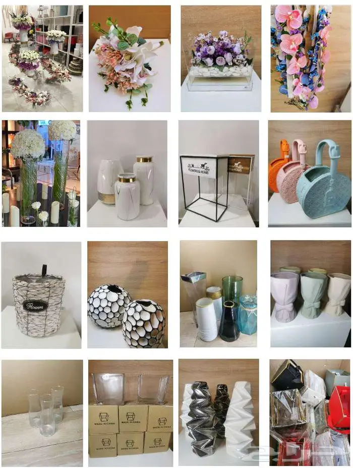 بضاعة و اثاث محل تنسيق ورود و هدايا للبيع 4