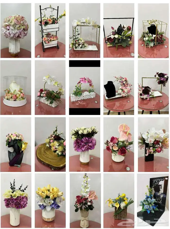 بضاعة و اثاث محل تنسيق ورود و هدايا للبيع 3