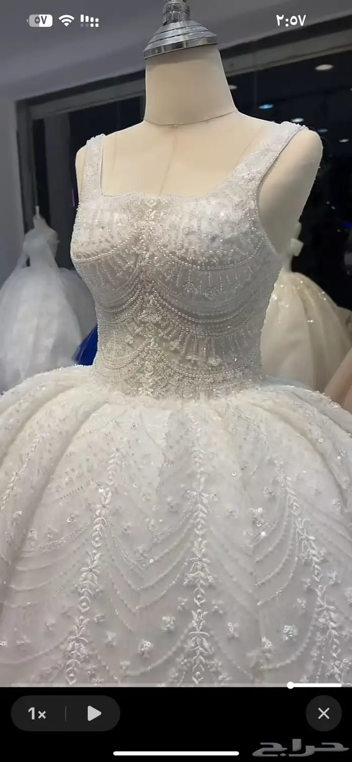 فستان زفاف ابيض 1
