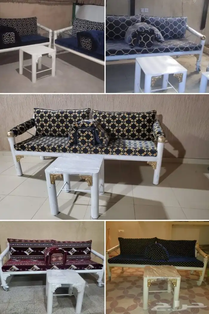 كراسي حديد جلسات خارجيه مراكيز شعبيه كويتيه 3