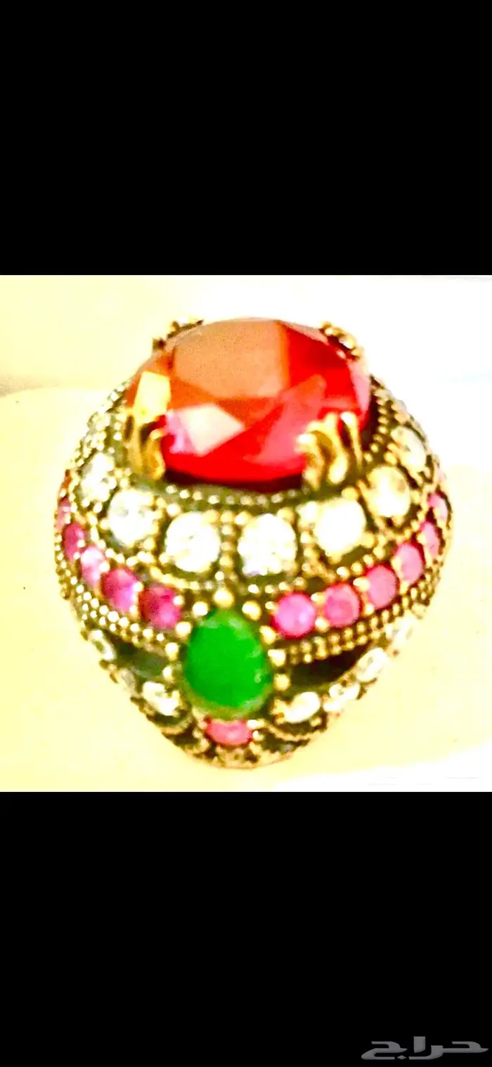 فخامة جديد فضة تحفة خاتم اصلي صب ثقيل جديد زخرفة رائعة 0