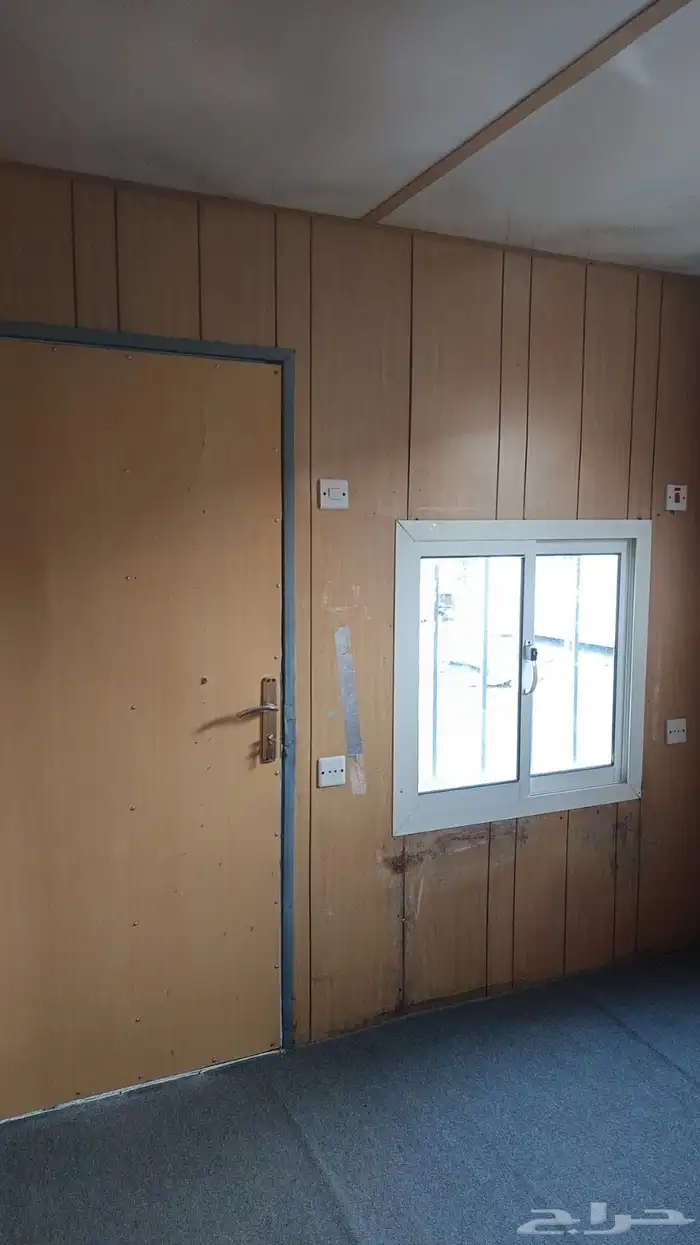 للبيع غرفة بركس متنقلة غرفة حارس مع دورة مياه ومطبخ 3 4 6