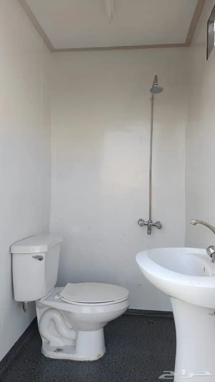 للبيع غرفة بركس متنقلة غرفة حارس مع دورة مياه ومطبخ 3 4 8