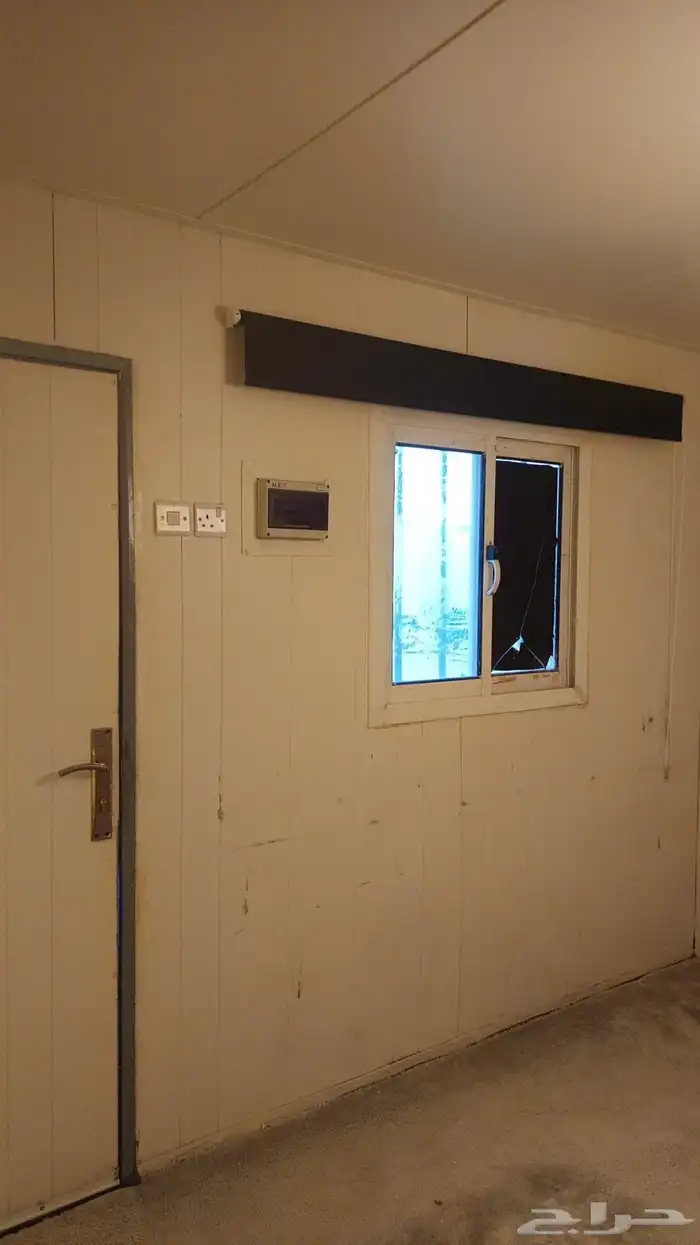 للبيع غرفة بركس متنقلة جاهزة برتبل مع دورة مياه 3في5 4