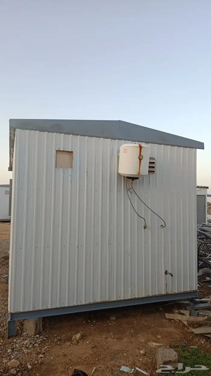 للبيع غرفة بركس متنقلة جاهزة برتبل مع دورة مياه 3في5 1