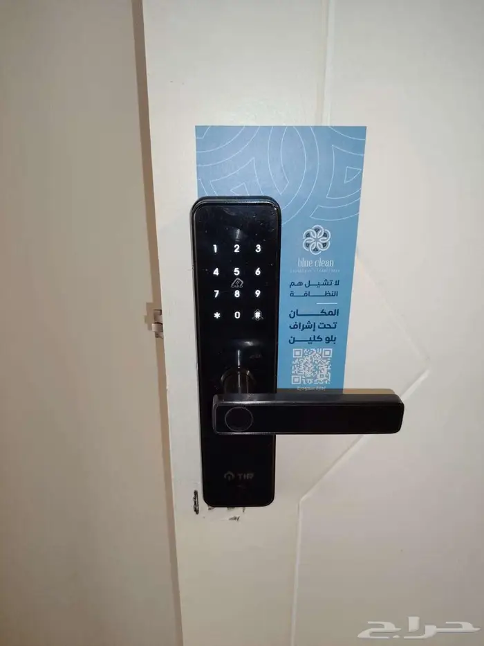 قفل باب ذكي مقبظ باب قفل باب اسمارت لوك 4