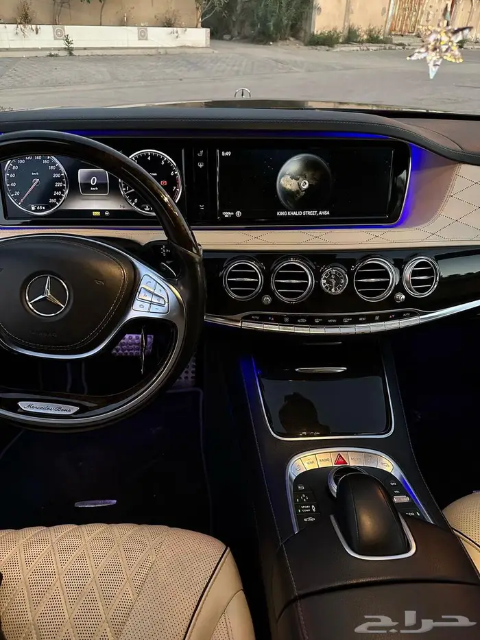مرسيدس بنز s500 وارد الجفالي موديل 2014. 3 أزرار 0