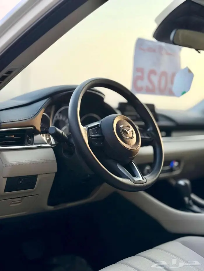 مازدا 6 ستاندر خليجي موديل 2025 اللون أبيض ( MAZDA ) 5