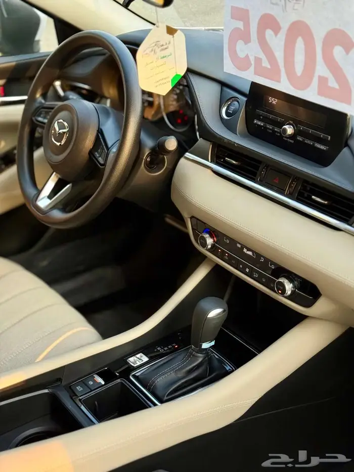 مازدا 6 ستاندر خليجي موديل 2025 اللون أبيض ( MAZDA ) 7