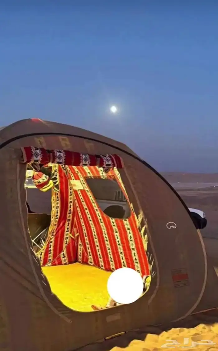 خيمه البيرق والمكشات والمبيت الكميه محدوده 4