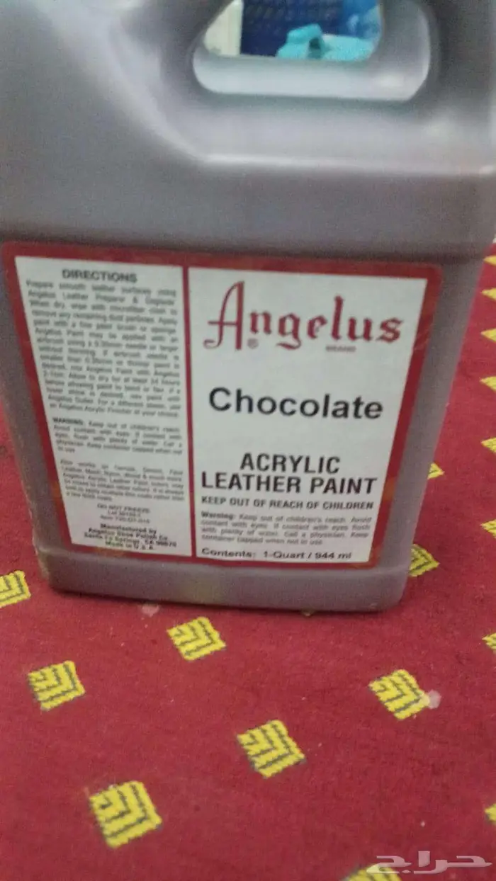 طلاء امريكي من شركه انجيلوس خاص بطلاء الجلود البيع كامل 3