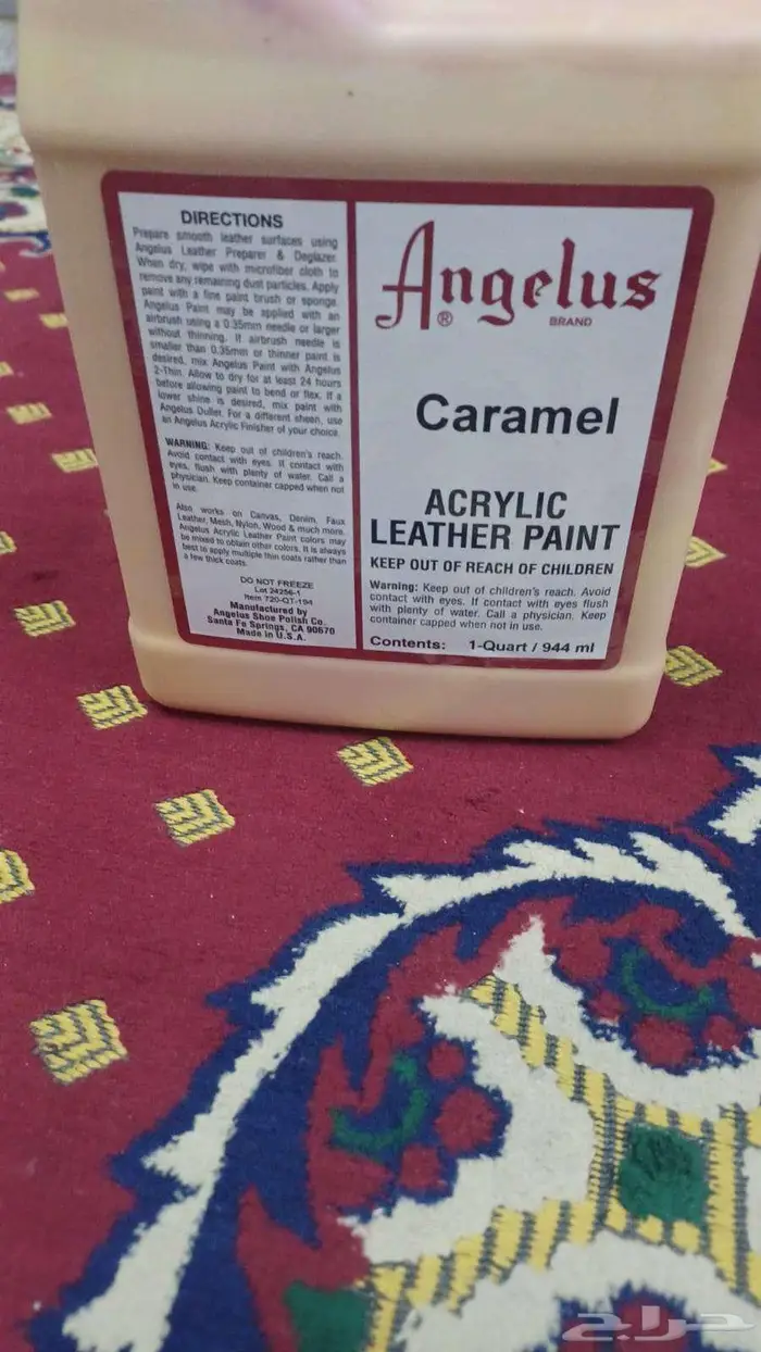 طلاء امريكي من شركه انجيلوس خاص بطلاء الجلود البيع كامل 6