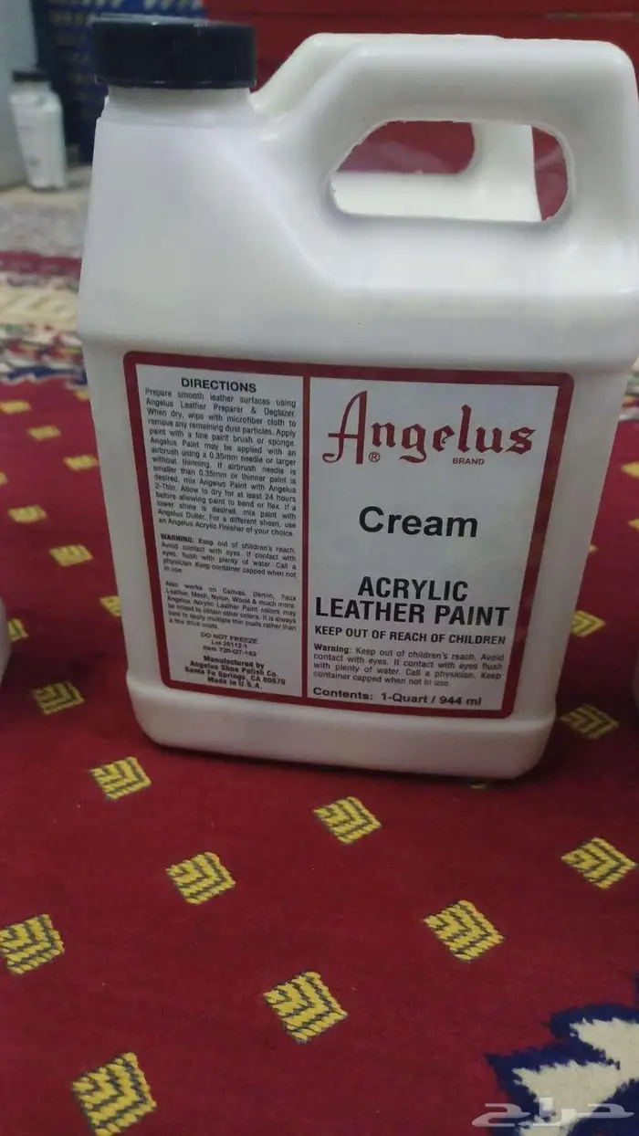 طلاء امريكي من شركه انجيلوس خاص بطلاء الجلود البيع كامل 22