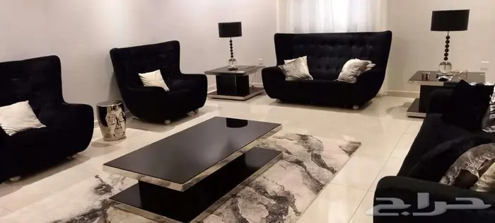 كنب فخم مخمل للضيوف 3