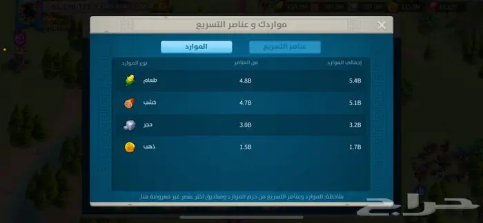 حساب رايز اف كنك دوم 0