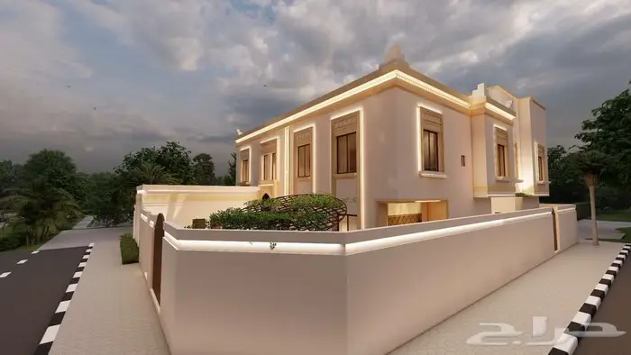 تصميم واجهات على الطراز النجدي - من أعمالنا 0