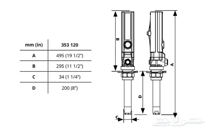 مضخة زيت تعمل بالهواء من SAMOA 1