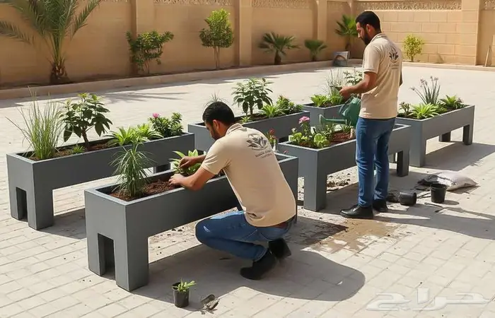 شلالات ونوافير مكة جاهزة فايبر متنقلة بسعر المصنع 18