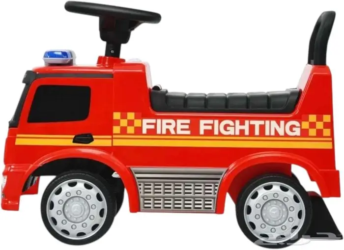 سيارة دفاع مدني شاحنة للاطفال مع اصوات صفارة انذار 3 لون 6