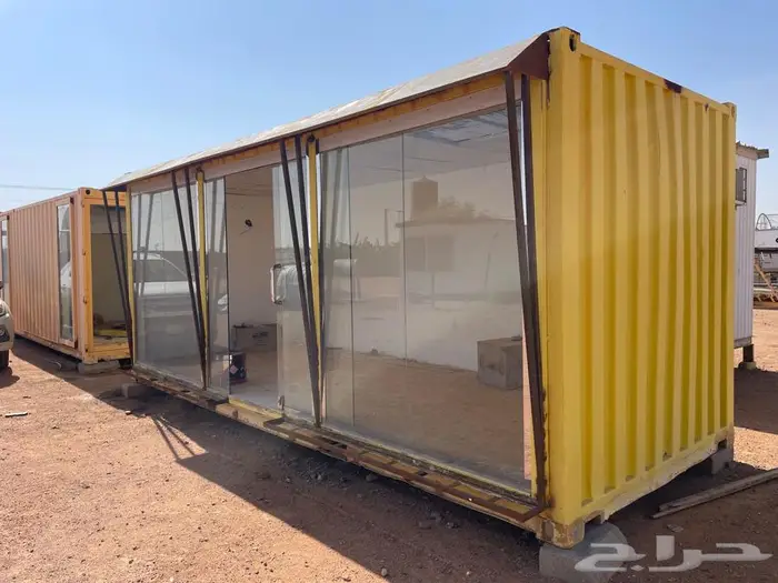 كونتينر 20 قدم عدد 2 كفي مطعم غرفه 0