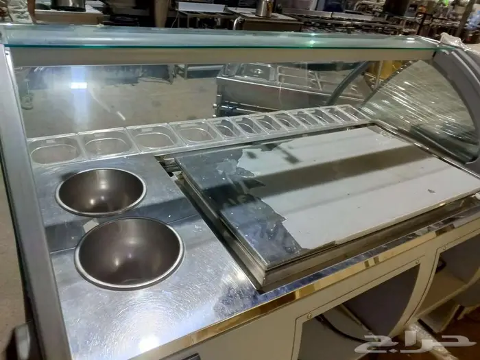 ثلاجة وصاج ايسكريم ايطالي ايطالي 0