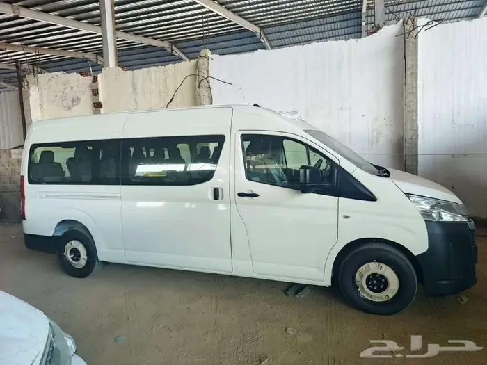 تويوتا هاي اس باص عادي 13 راكب أبيض بنزين 2026 اقل سعر 1