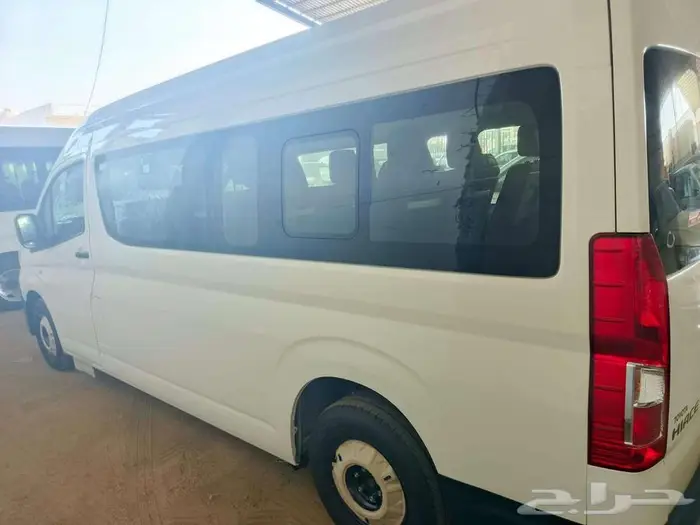 تويوتا هاي اس باص عادي 13 راكب أبيض بنزين 2026 اقل سعر 4