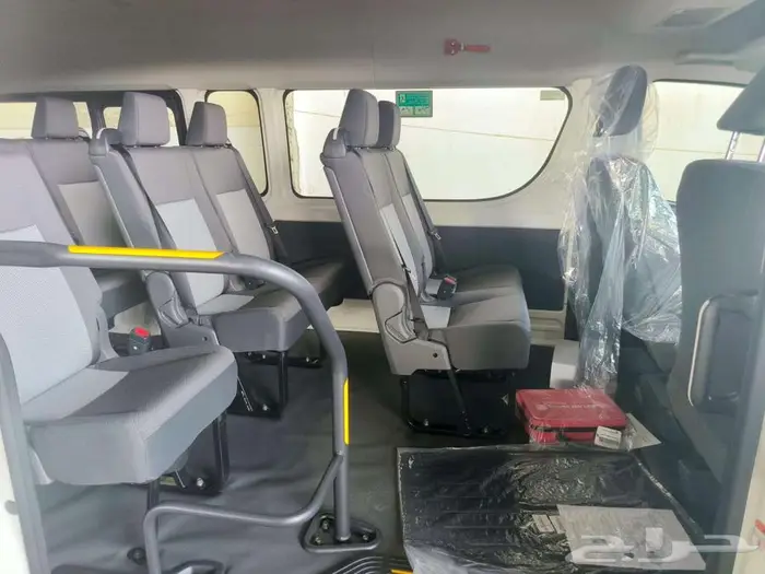 تويوتا هاي اس باص عادي 13 راكب أبيض بنزين 2026 اقل سعر 6