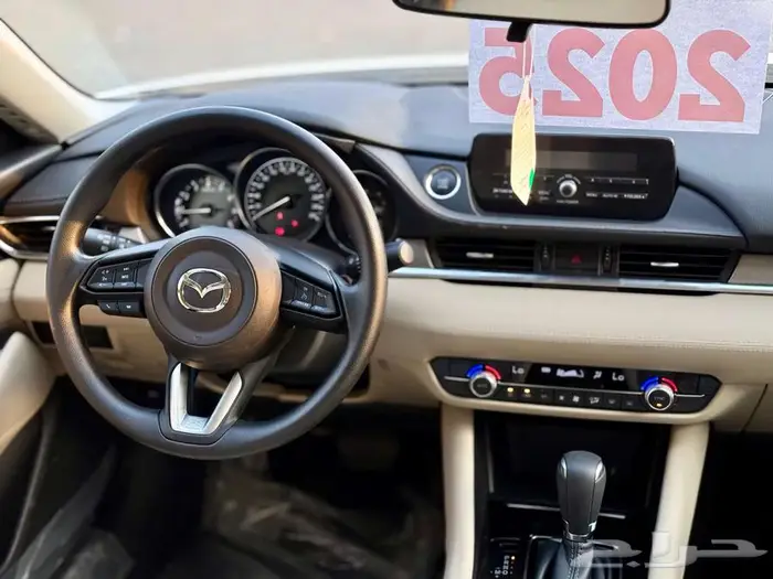 مازدا 6 ستاندر خليجي موديل 2025 اللون أبيض ( MAZDA ) 6