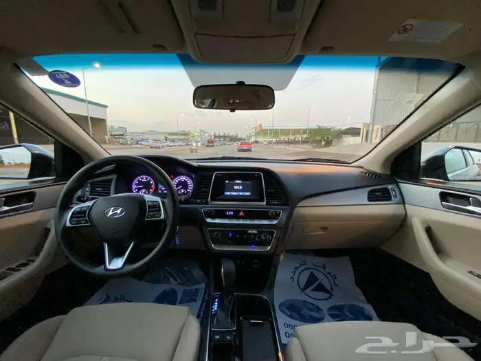 هونداي سوناتا 2019 ستاندر سعودي عداد قليل شبه جديده 11
