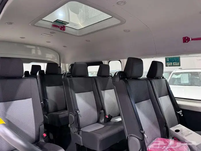 باص تويوتا هايس ركاب ديزل سقف مرتفع موديل 2026 عرض للشركات 10