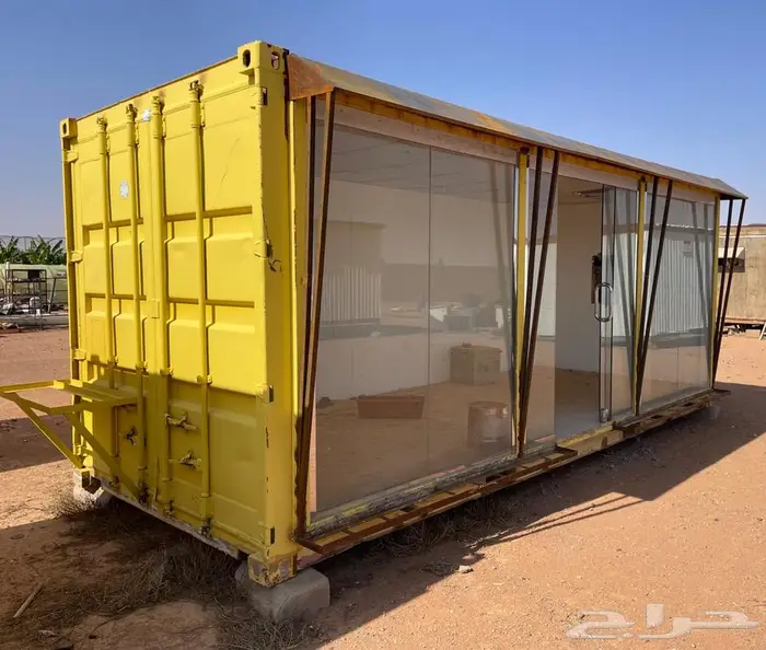 كونتينر 20 قدم عدد 2 كفي مطعم غرفه 2