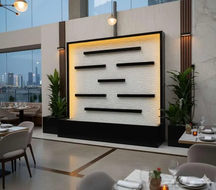 جلسات خارجية نوافير واحواض للزرع تنسيق حدائق فايبر 24