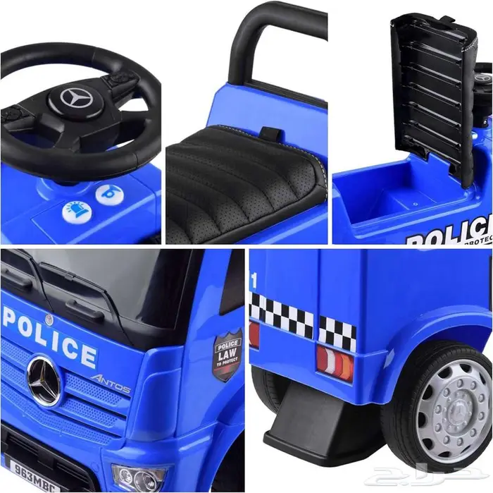 سيارة دفاع مدني شاحنة للاطفال مع اصوات صفارة انذار 3 لون 13