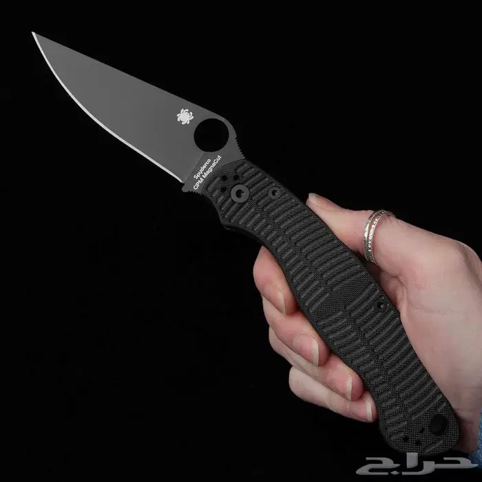 سكين سبايدركو ميليتري2 معدن magnacut جديده واصليه 3