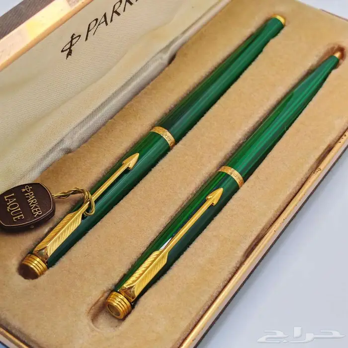 طقم Parker 180 Malachite Green الأصلي   نادر جدا 0
